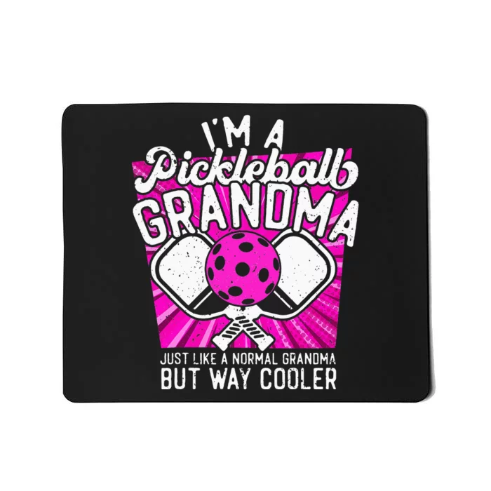 Funny Pickleball Paddle Pickleball Grandma Retro Mousepad