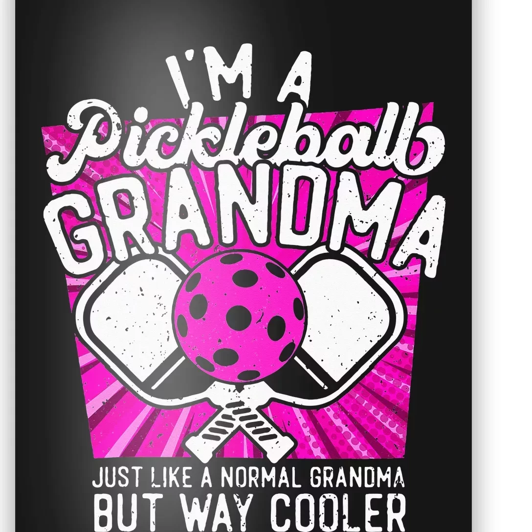 Funny Pickleball Paddle Pickleball Grandma Retro Poster