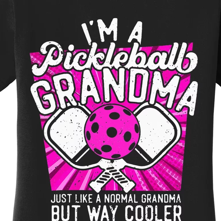 Funny Pickleball Paddle Pickleball Grandma Retro Women's T-Shirt