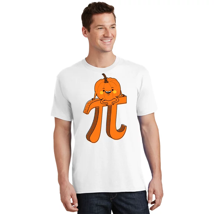 Funny Pumpkin Pie Math Teacher Halloween Thankgiving Pi Day T-Shirt