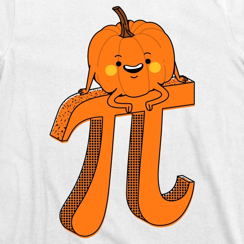 Funny Pumpkin Pie Math Teacher Halloween Thankgiving Pi Day T-Shirt