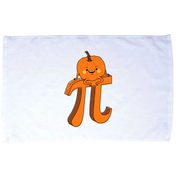 Funny Pumpkin Pie Math Teacher Halloween Thankgiving Pi Day Microfiber Hand Towel