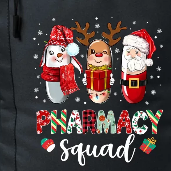 Funny Pills Pharmacist Crew Pharmacy Squad Merry Christmas Great Gift Daily Commute Backpack