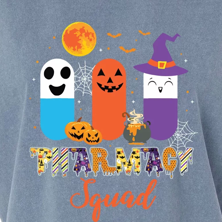 Funny Pills Pharmacy Pharmacist Squad Halloween Costume Garment-Dyed Women's Muscle Tee