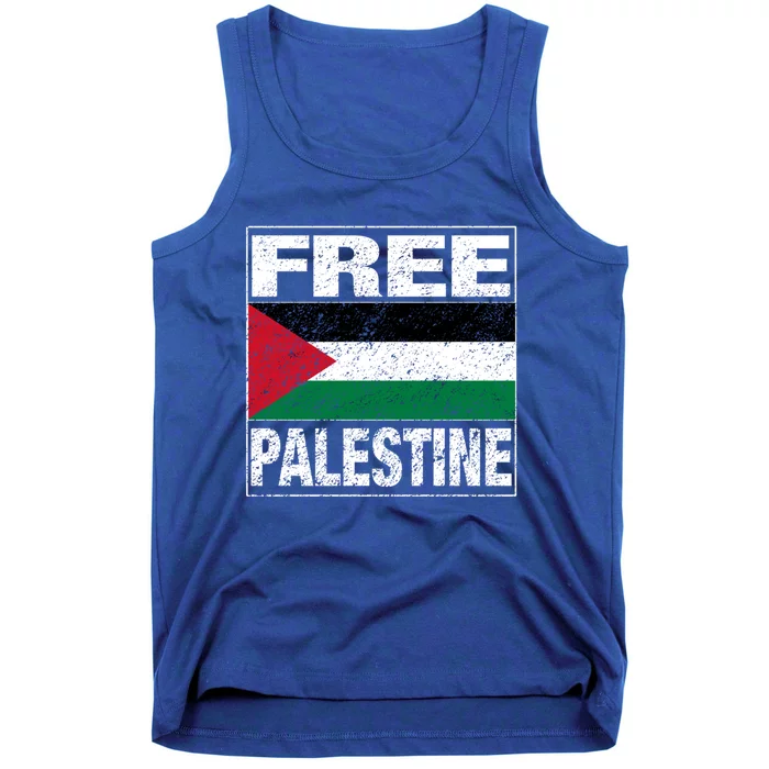 Free Palestine Palestine Flag I Love Palestine Gaza Meaningful Gift Tank Top