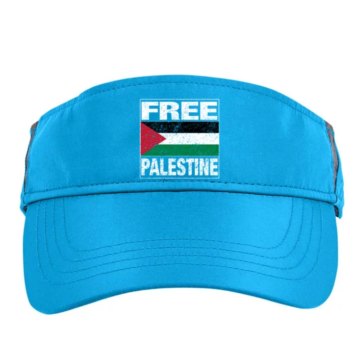 Free Palestine Palestine Flag I Love Palestine Gaza Meaningful Gift Adult Drive Performance Visor