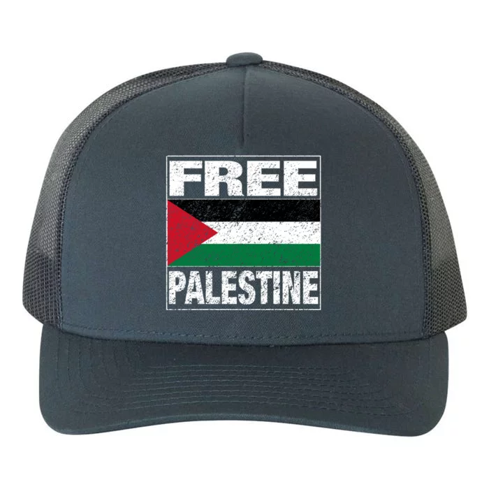 Free Palestine Palestine Flag I Love Palestine Gaza Meaningful Gift Yupoong Adult 5-Panel Trucker Hat