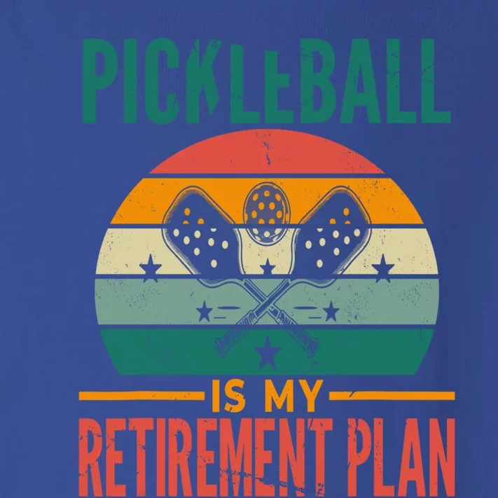 Funny Paddle Pickleball Retiret Plan Dad Fathers Day Gift Toddler Long Sleeve Shirt