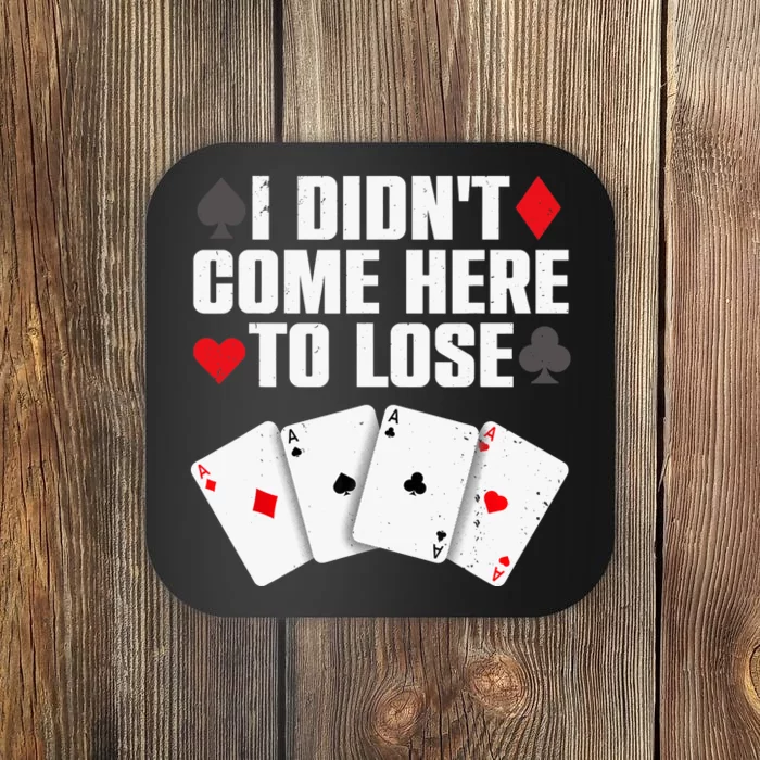 Funny Poker Player Design Gamblers Poker Lover Coaster