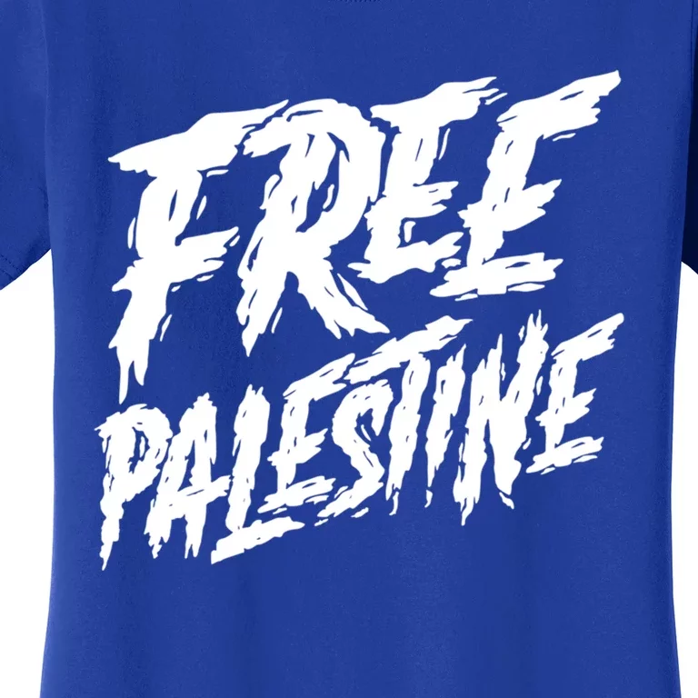 Free Palestine Protest Support For Gaza And Jerusalem Gift Meaningful Gift Women's T-Shirt