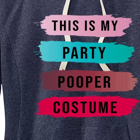 Funny Party Pooper Halloween Costume Women's Fleece Hoodie