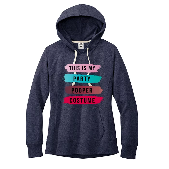 Funny Party Pooper Halloween Costume Women's Fleece Hoodie