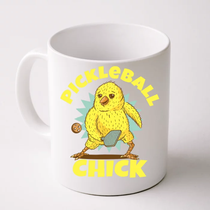 Funny Pickleball Pickleball Chick Player Loves To Play Front & Back Coffee Mug