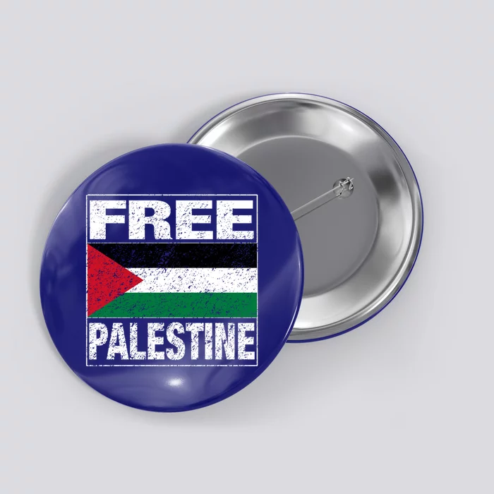 Free Palestine Palestine Flag I Love Palestine Gaza Gift Button