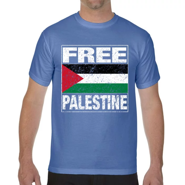 Free Palestine Palestine Flag I Love Palestine Gaza Gift Comfort Colors T-Shirt