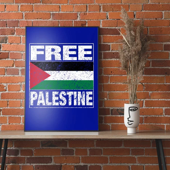 Free Palestine Palestine Flag I Love Palestine Gaza Gift Poster