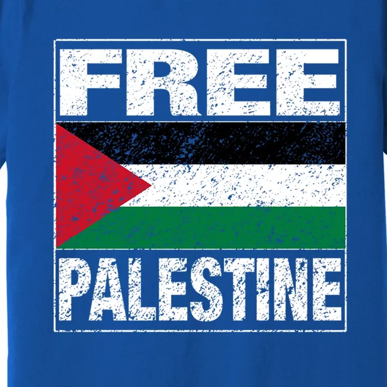 Free Palestine Palestine Flag I Love Palestine Gaza Gift Premium T-Shirt