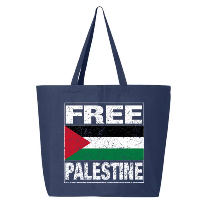 Free Palestine Palestine Flag I Love Palestine Gaza Gift 25L Jumbo Tote