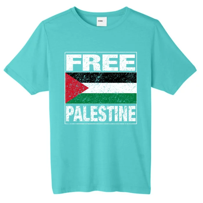 Free Palestine Palestine Flag I Love Palestine Gaza Gift ChromaSoft Performance T-Shirt