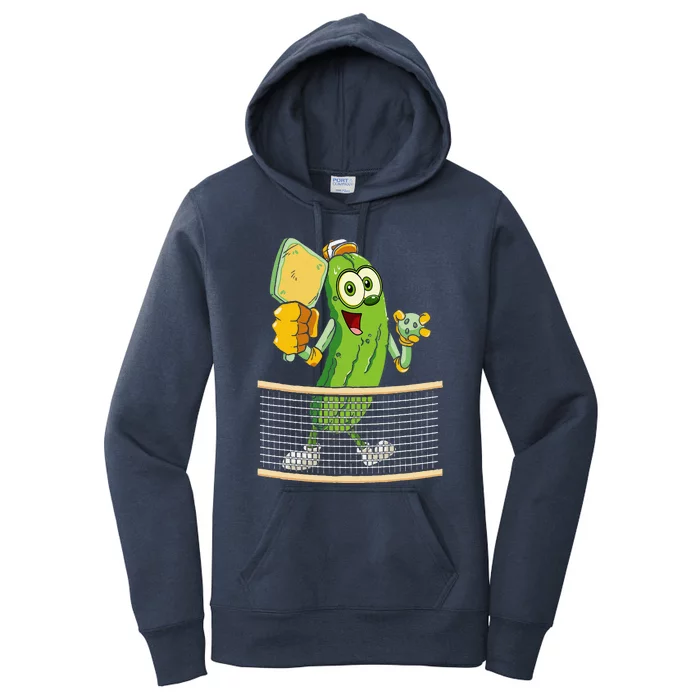 Funny Pickleball Player Pickle Ball Lover Women's Pullover Hoodie