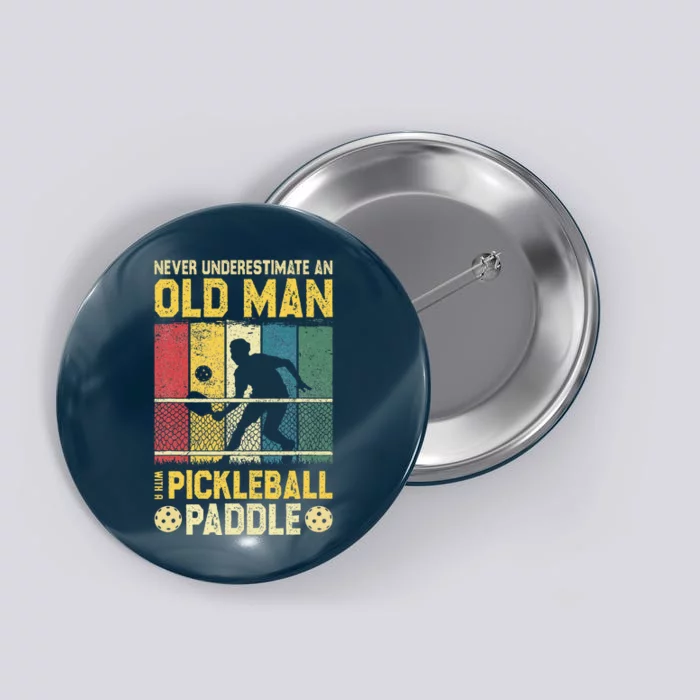 Funny Pickleball Player Pickle Ball Lover Button