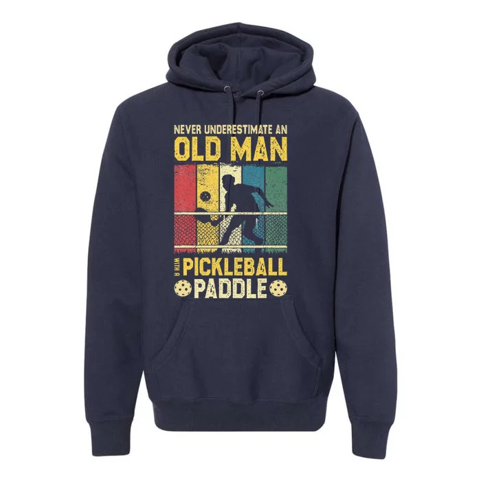 Funny Pickleball Player Pickle Ball Lover Premium Hoodie