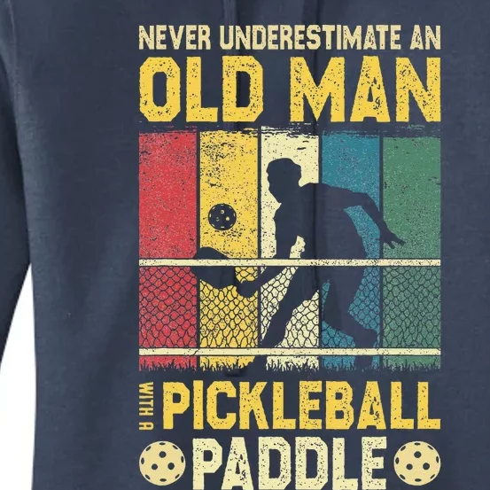 Funny Pickleball Player Pickle Ball Lover Women's Pullover Hoodie