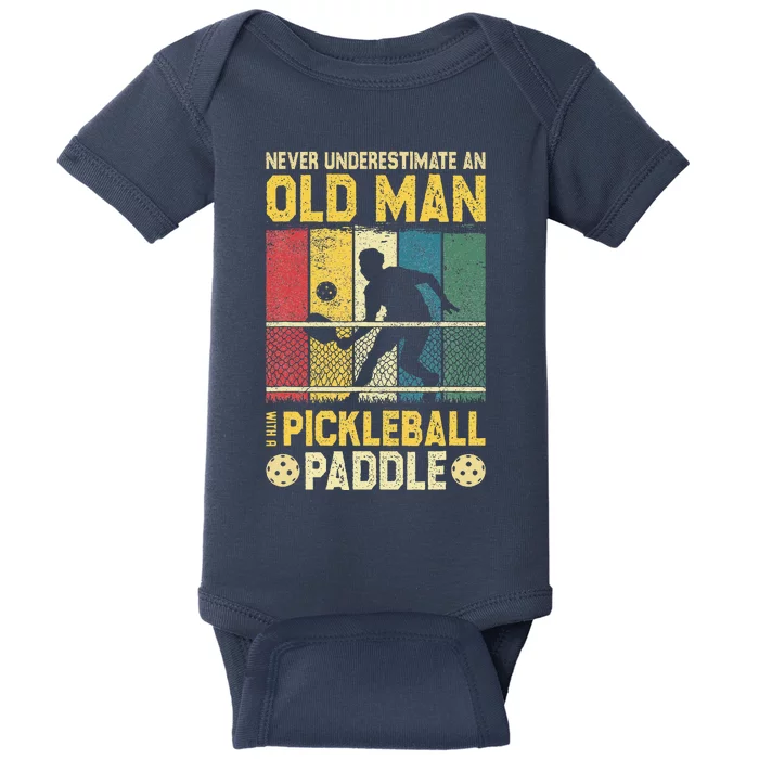 Funny Pickleball Player Pickle Ball Lover Baby Bodysuit