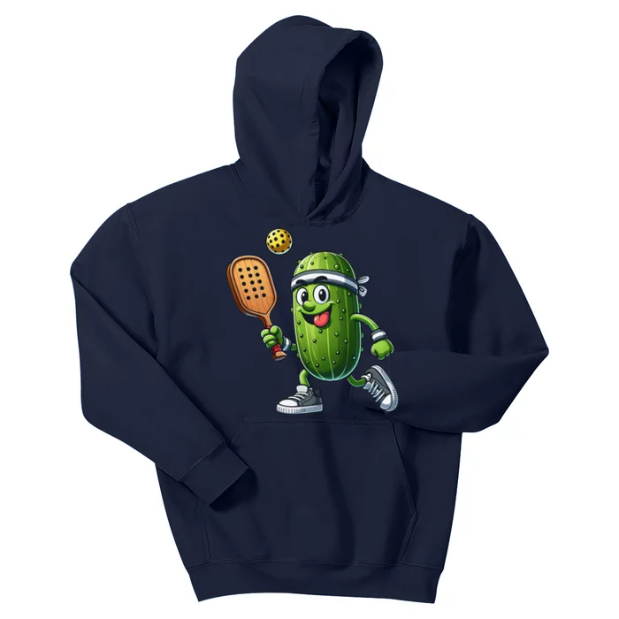 Funny Pickleball Player Paddleball Lover Kids Hoodie