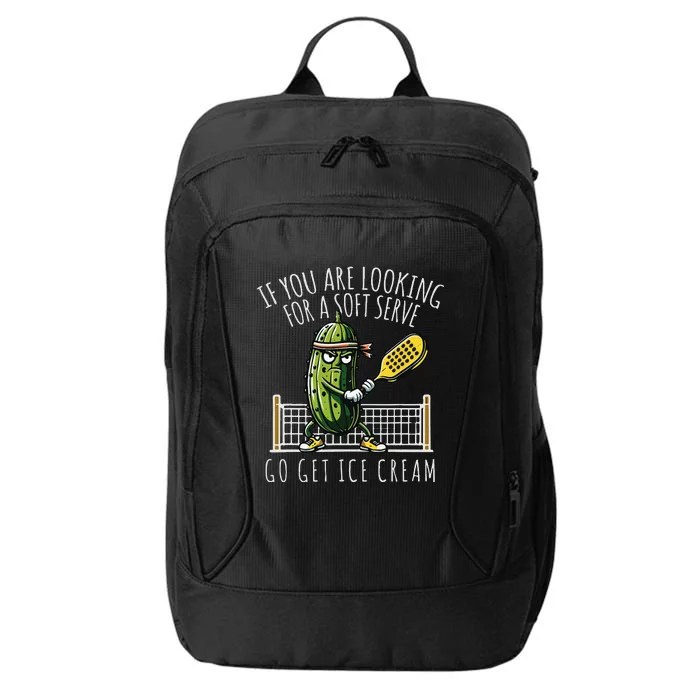 Funny Pickleball Player Paddleball Lover City Backpack