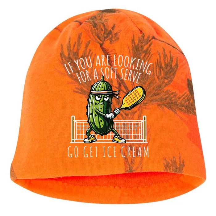 Funny Pickleball Player Paddleball Lover Kati - Camo Knit Beanie