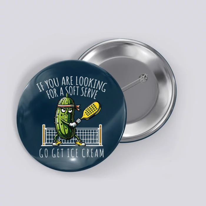 Funny Pickleball Player Paddleball Lover Button