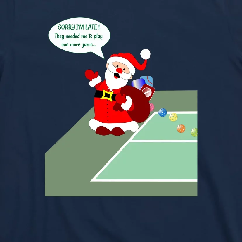 Fun Pickleball | Pickleball Santa | Pickleball Holiday | Pickleball Gift | Great T-Shirt