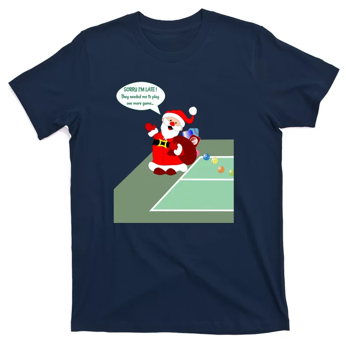 Fun Pickleball | Pickleball Santa | Pickleball Holiday | Pickleball Gift | Great T-Shirt