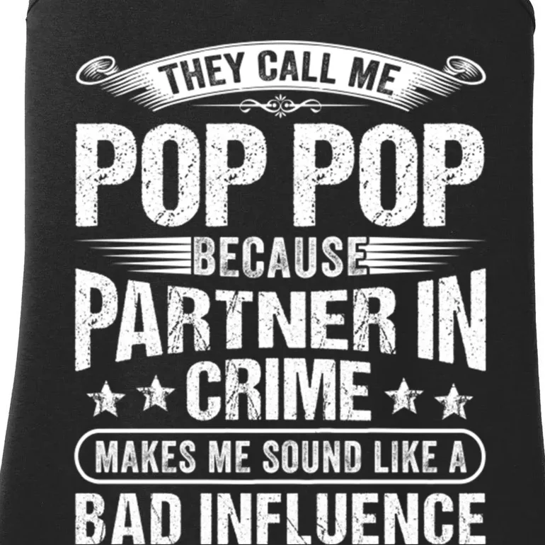 Funny Pop Pop Dad Shirts Valentine Fathers Day Christmas Ladies Essential Tank