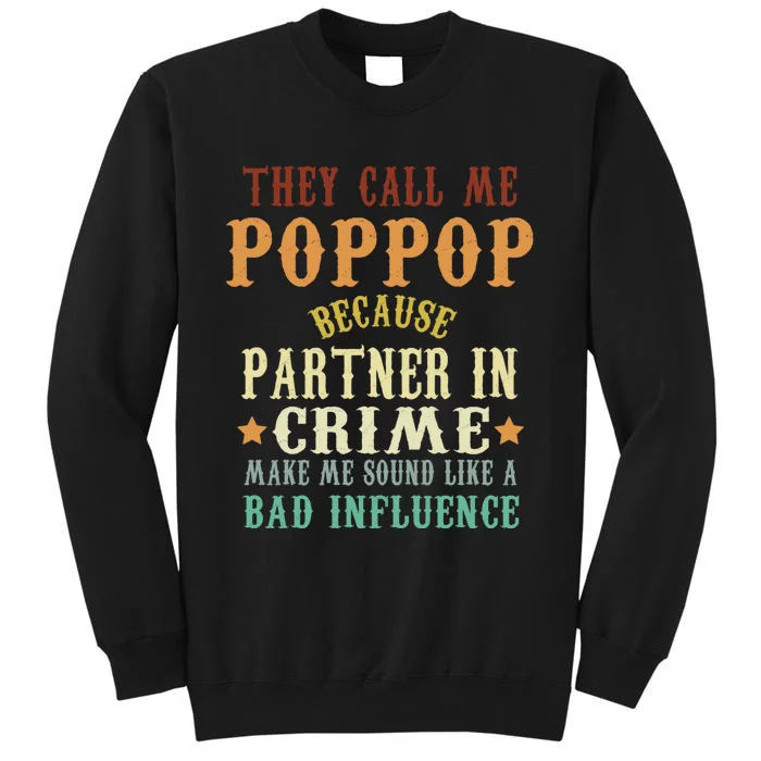 Funny Pop Pop Dad Shirts Valentine Fathers Day Christmas Tall Sweatshirt