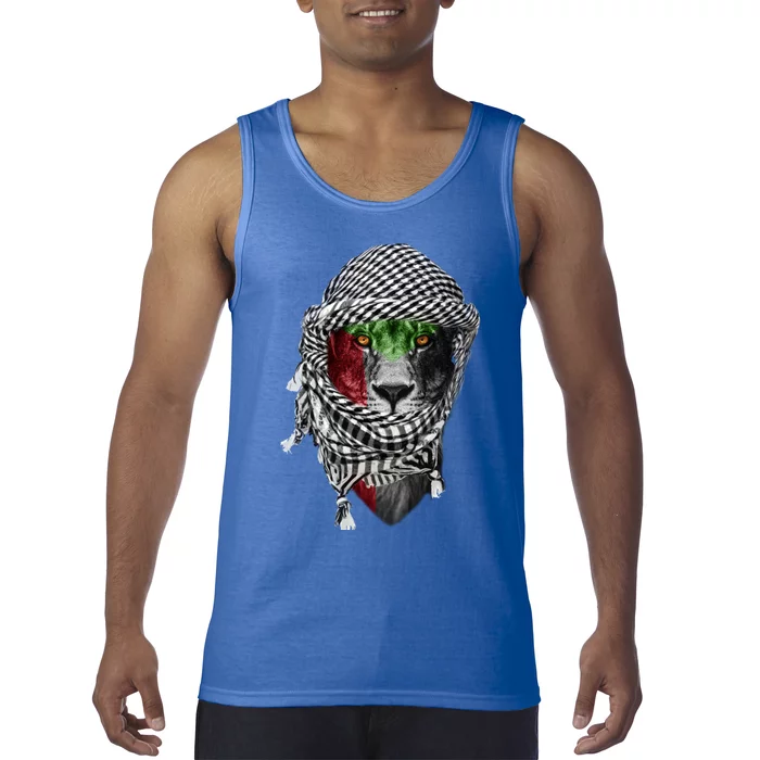 Free Palestine Palestinian Lion Gift Tank Top