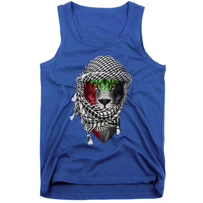 Free Palestine Palestinian Lion Gift Tank Top