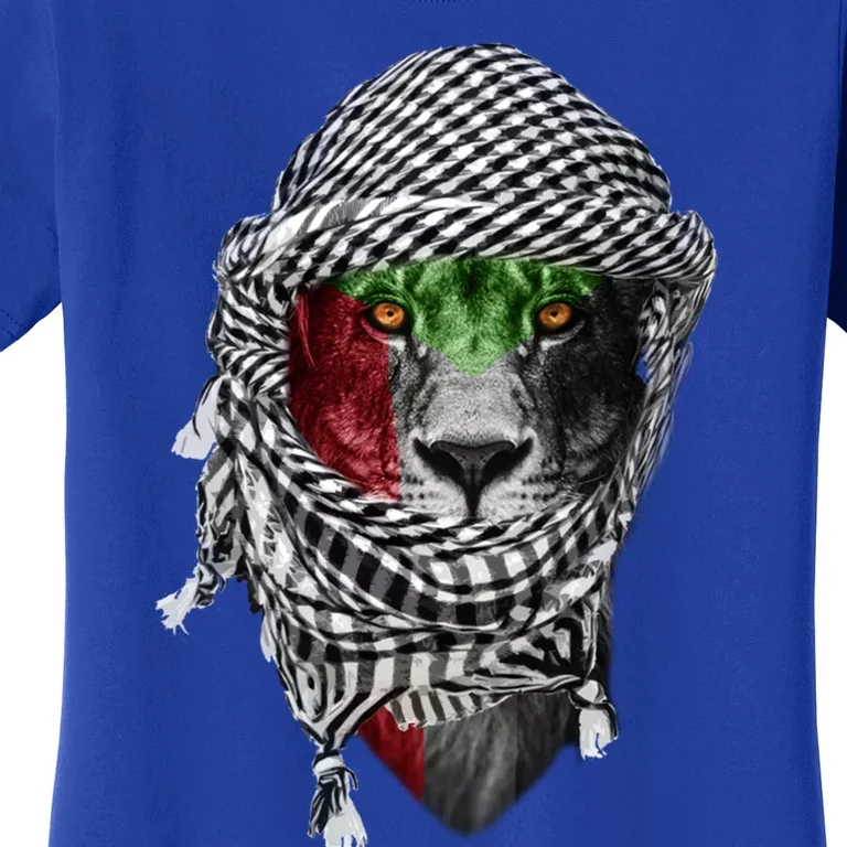 Free Palestine Palestinian Lion Gift Women's T-Shirt