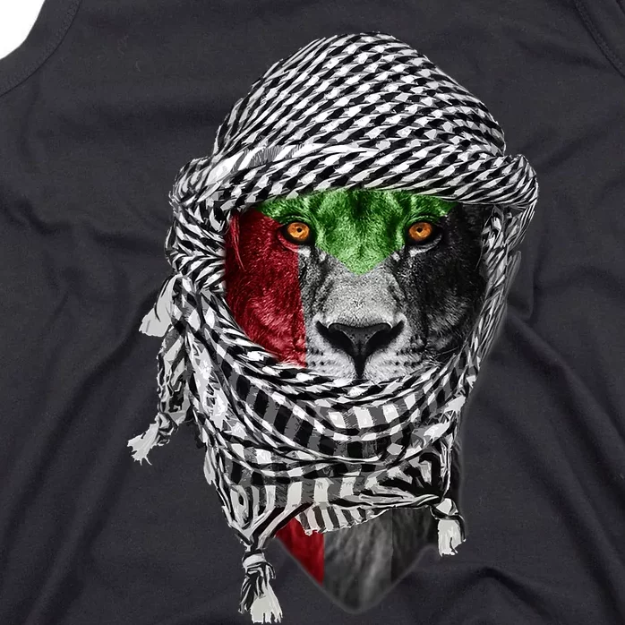 Free Palestine Palestinian Lion Tank Top