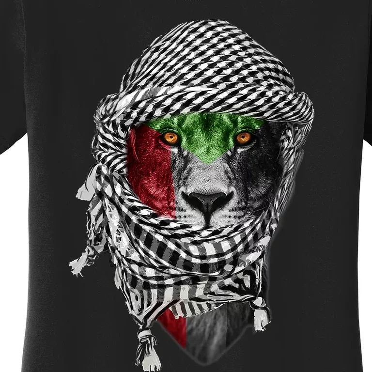 Free Palestine Palestinian Lion Women's T-Shirt