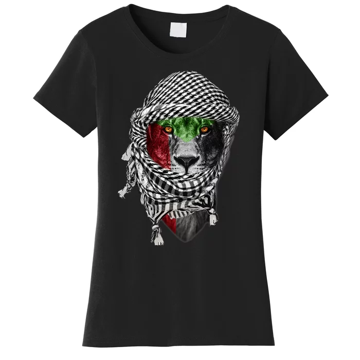 Free Palestine Palestinian Lion Women's T-Shirt