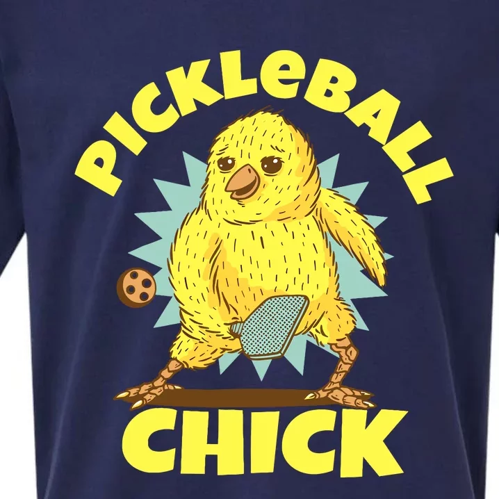 Funny Pickleball Pickleball Chick Player Loves To Play Sueded Cloud Jersey T-Shirt