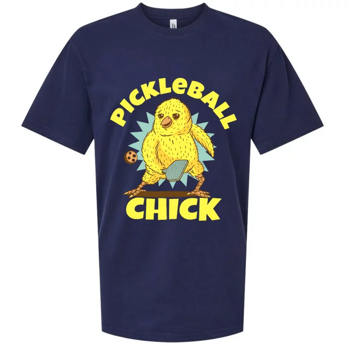 Funny Pickleball Pickleball Chick Player Loves To Play Sueded Cloud Jersey T-Shirt