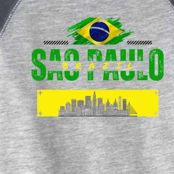 funnysao paulo quote Custom sao paulo brasil design Toddler Fine Jersey T-Shirt