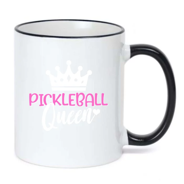 Funny Pickleball Queen Graphic Pickleball Player Gift Black Color Changing Mug