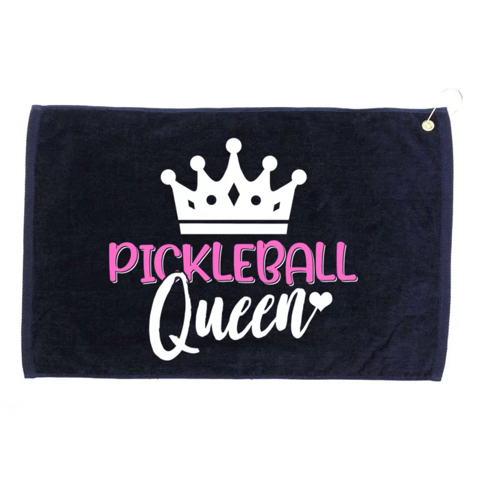 Funny Pickleball Queen Graphic Pickleball Player Gift Grommeted Golf Towel