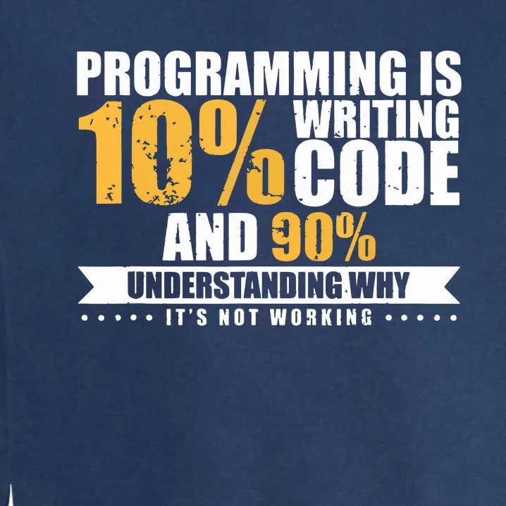 Funny Programming Quote Gift Programmer Software Developer Garment-Dyed Sweatshirt