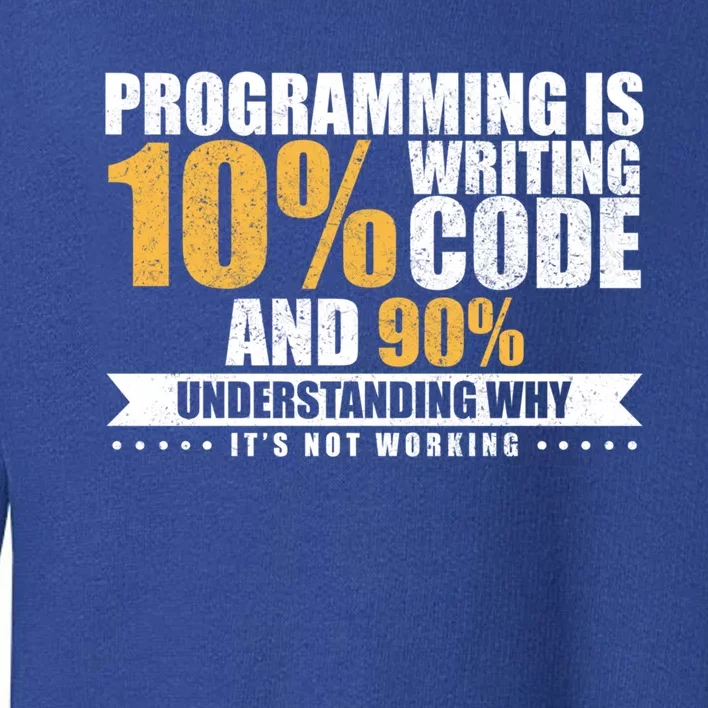 Funny Programming Quote Gift Programmer Software Developer Gift Toddler Sweatshirt