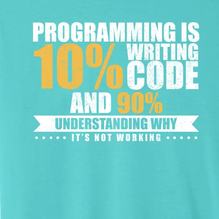 Funny Programming Quote Gift Programmer Software Developer Gift ChromaSoft Performance T-Shirt